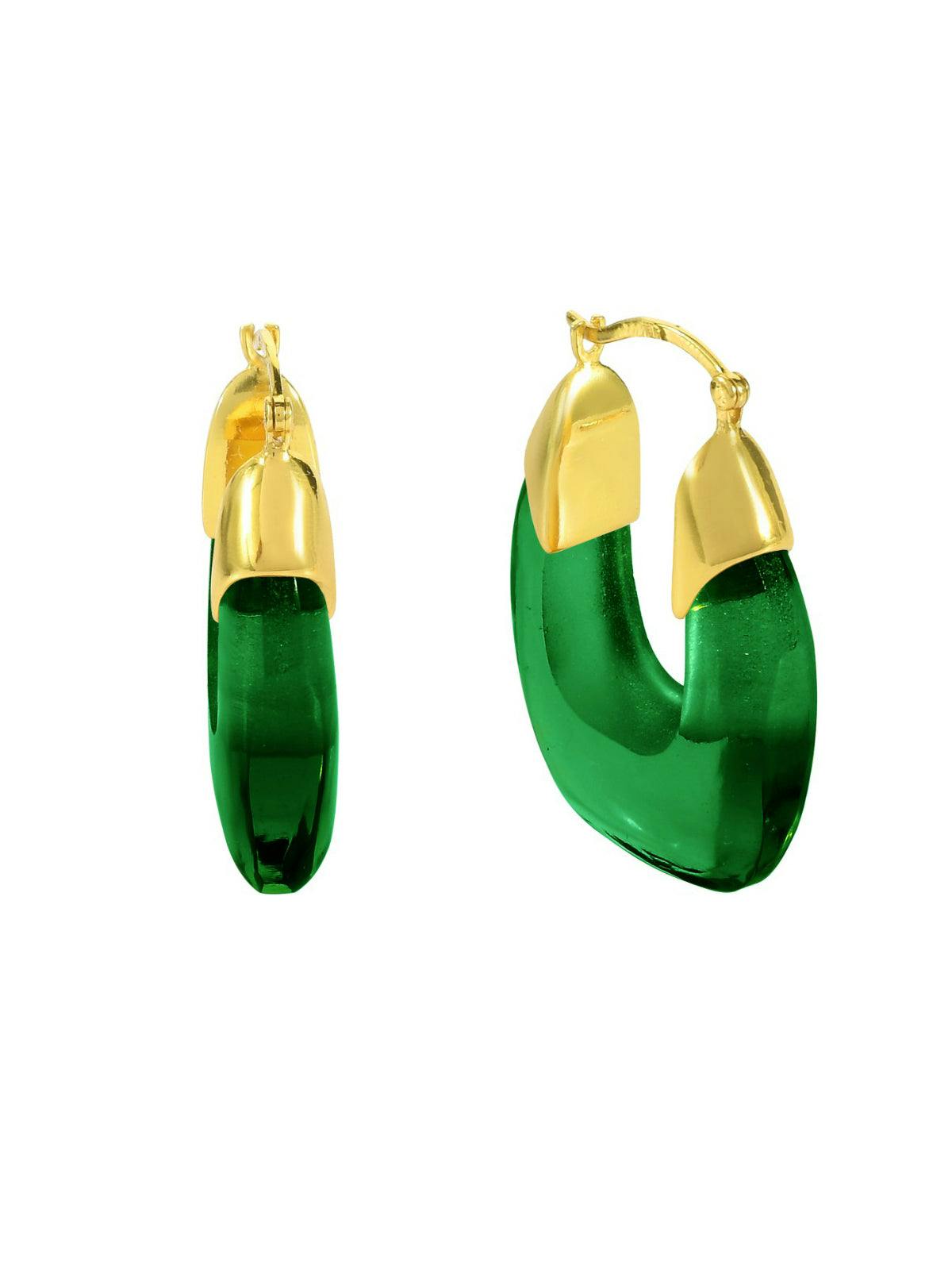 Rafelli Earrings Emerald
