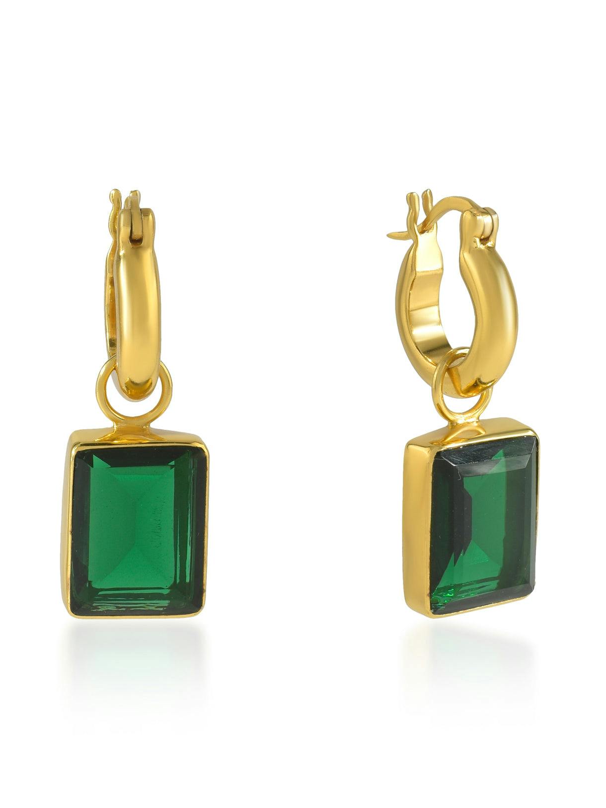 Sorrento Earrings Emerald